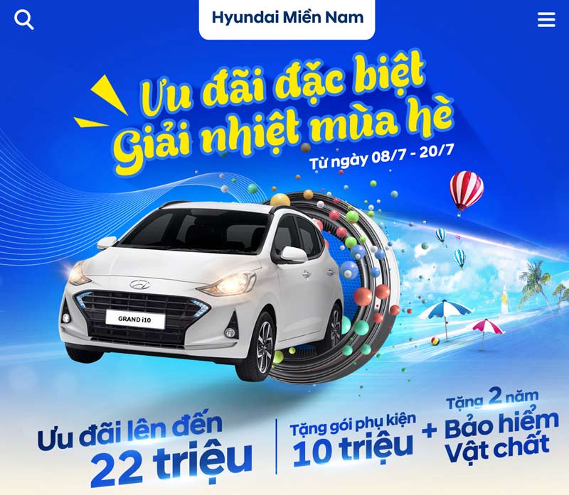 Khuyến Mãi Hyundai i10 - Mua xe Hyundai i10 Giá Rẻ