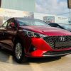 Tổng Thể Hyundai Accent Màu Đỏ 2023
